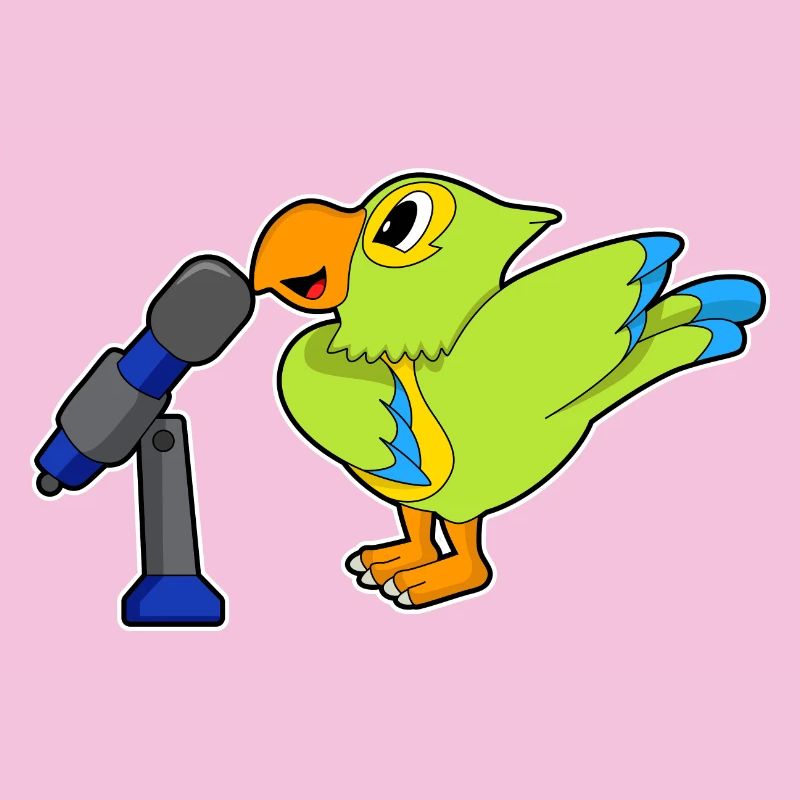 Parrot Singer Microphone Chant