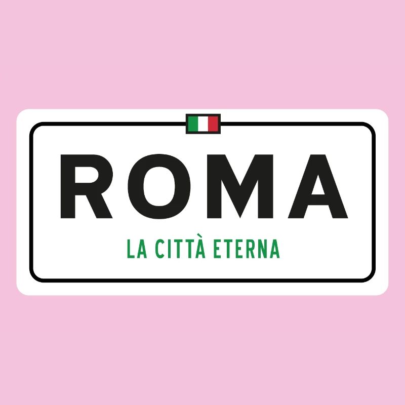 Signe de nom de lieu de Rome