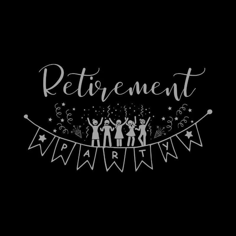 Fröhliche Ruhestandsfeier Hallo Pension.