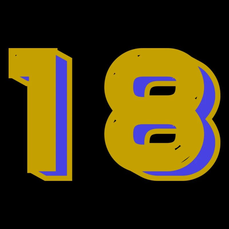 18. 18 ANS. 18e ANNIVERSAIRE. ANNIVERSAIRE 18 ANS.