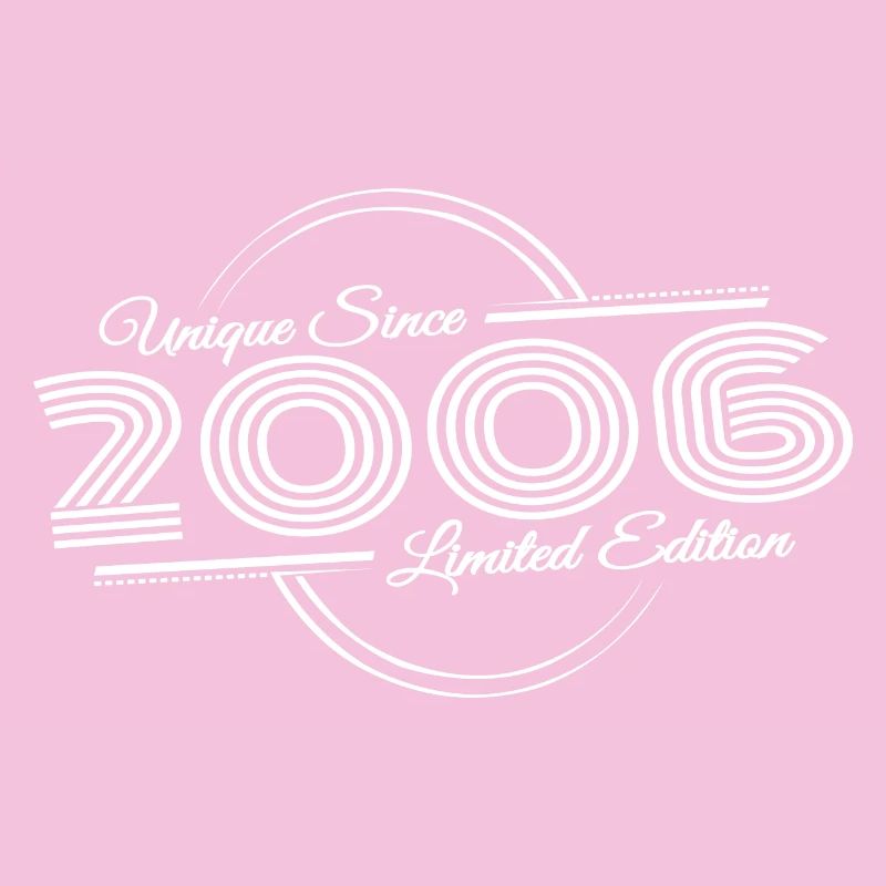 Geburtstag Retro Einzigartig Seit 2006