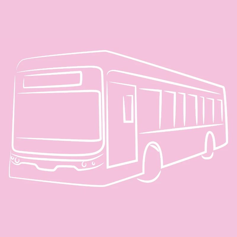 Bus Line Drawing