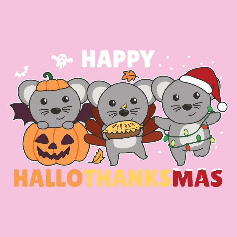 Happy Hallothanksmas Maus Weihnachts Mäuse