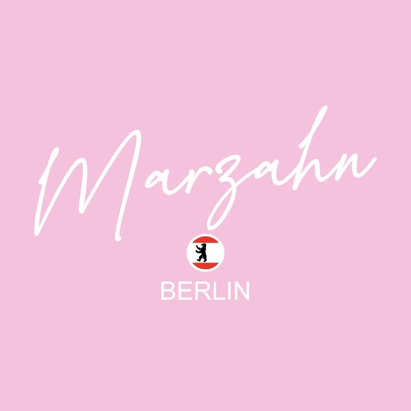 Marzahn - Drapeau de Berlin - Ours de Berlin - Berlineri