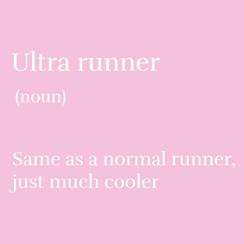 Ultra Runner Wie ein normaler Runner Nur viel gurren