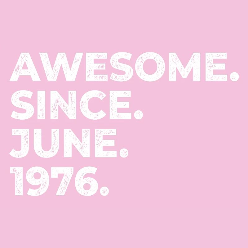 Awesome since June 1976, Geburtstag