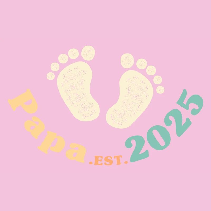 Papa Est 2025 Retro I'm going to be a dad