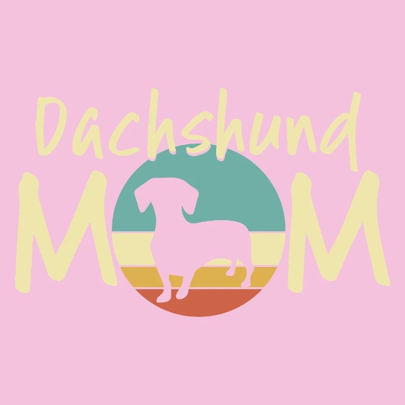 Dackel Mond Mutter Design