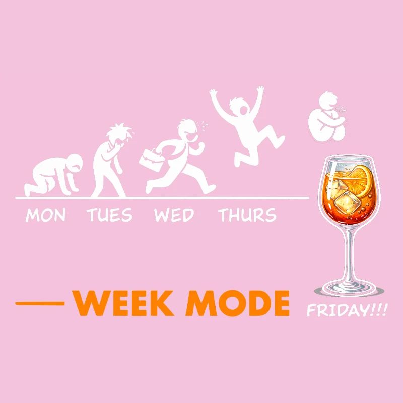 Vivement le week-end - humour Spritz