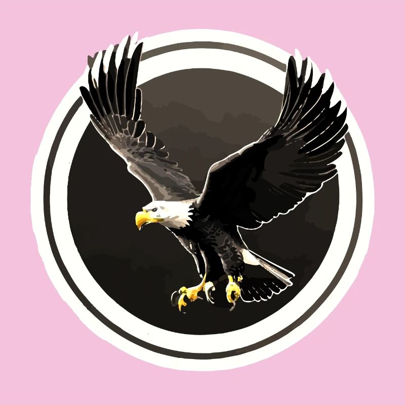 Logo Eagle en rond