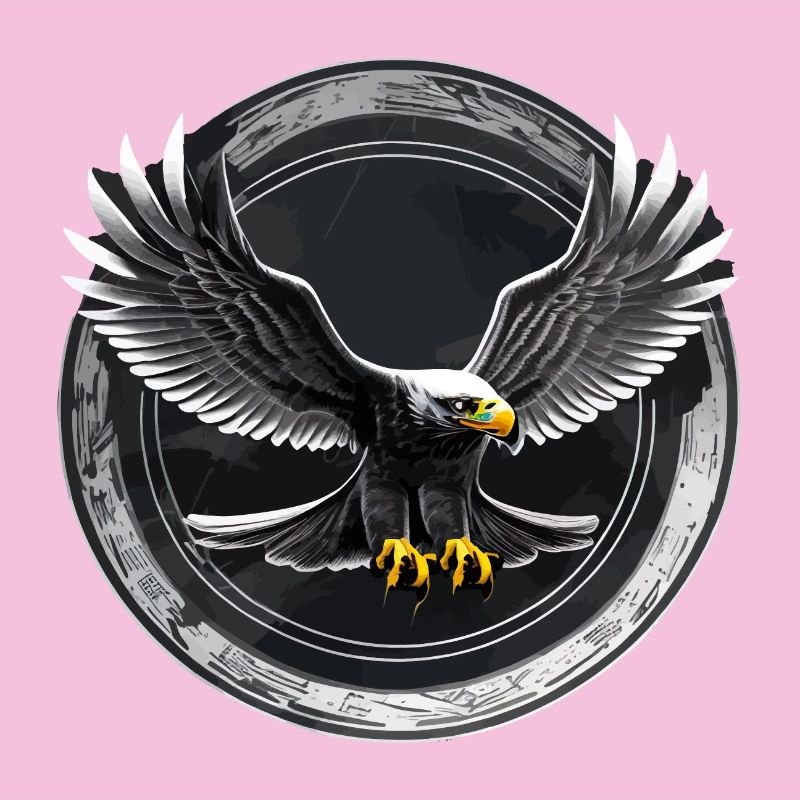 Logo de l’aigle dans le cercle