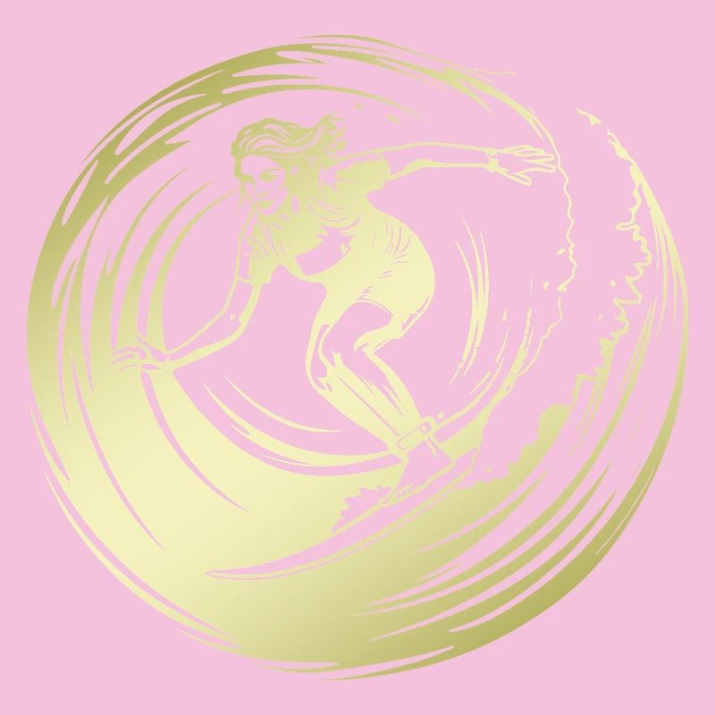 Surfer Silhouette Surfing