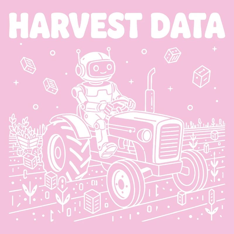 Harvest Data robot on tractor