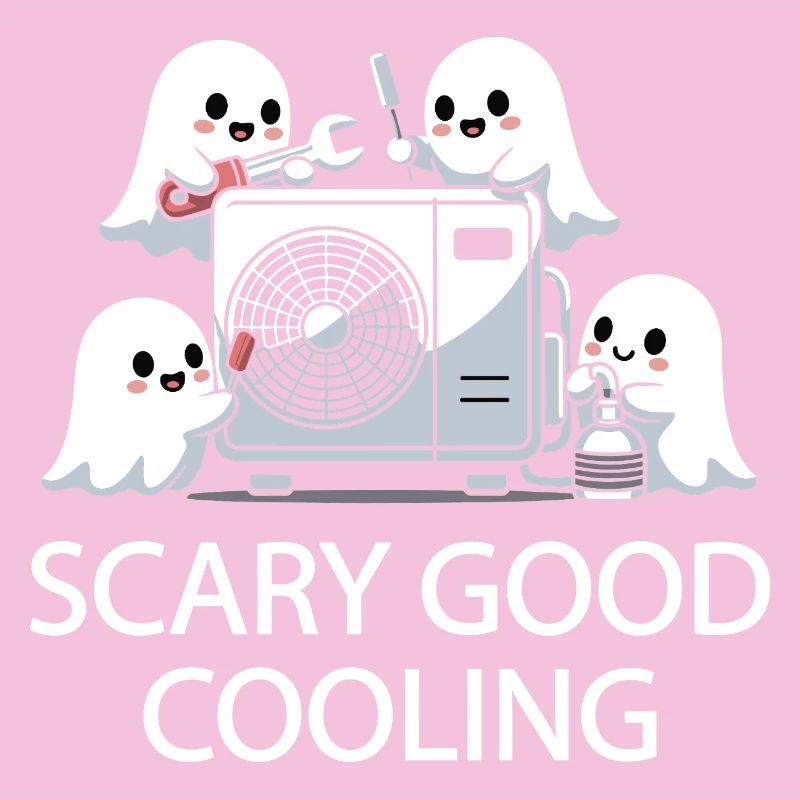Conception HVAC fantôme d’Halloween - Refroidissement effrayant