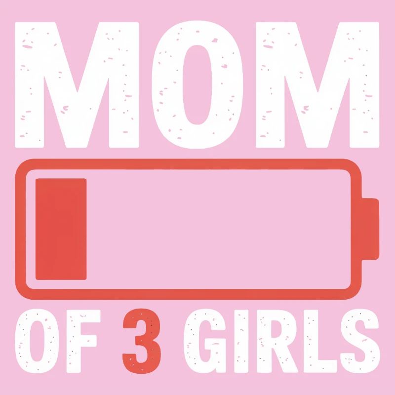 Logo de la batterie de la mère de trois filles