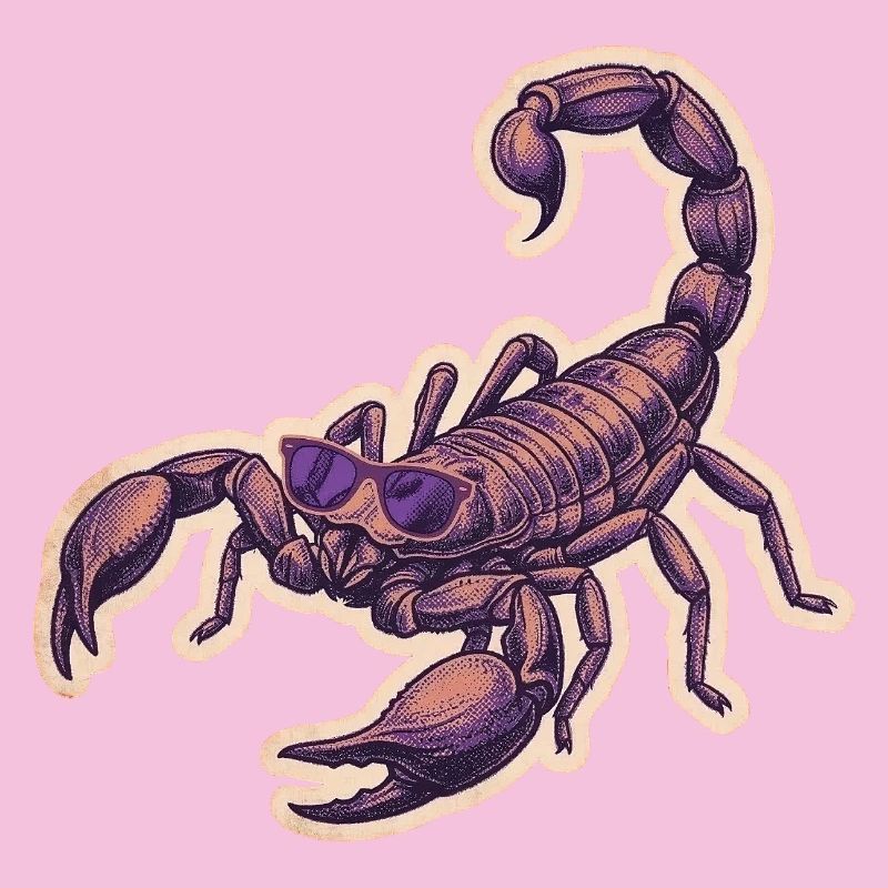 Cool Scorpio With Sunglasses