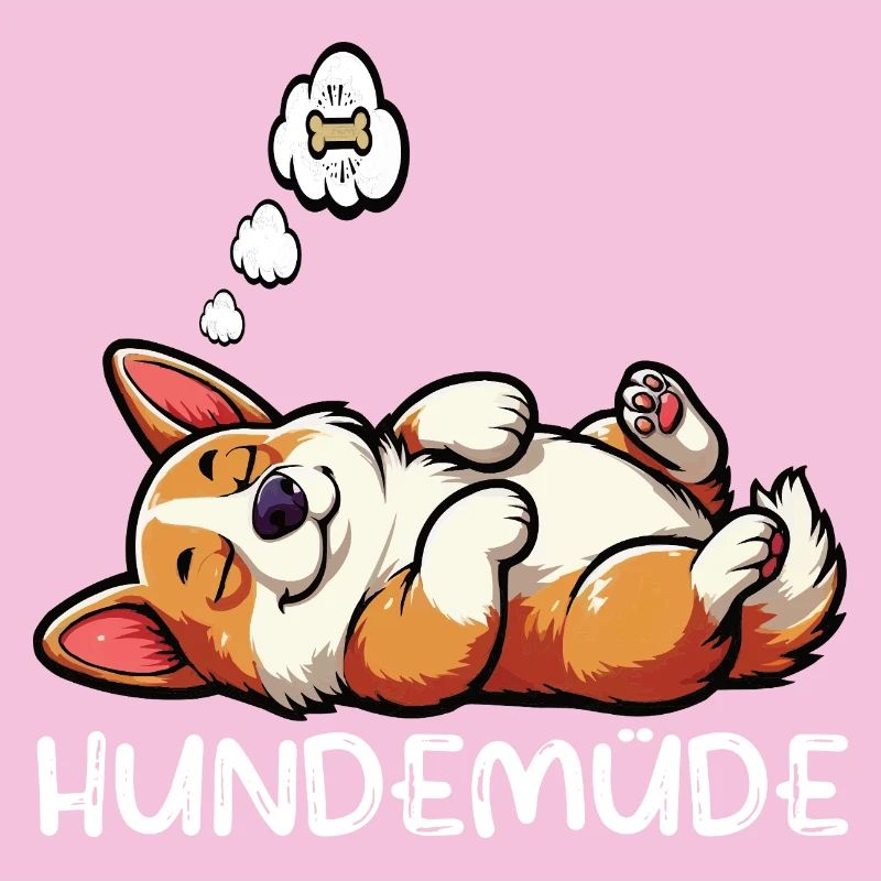 Hundemüde Corgi Corgis Welsh Corgi Corgibesitzer 