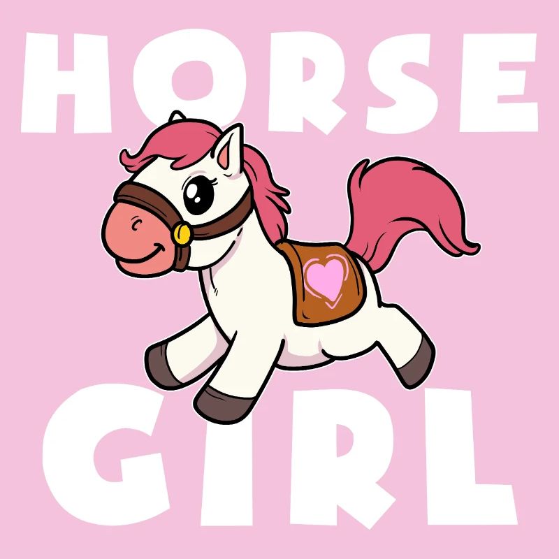 Fille Cheval Poney Mignonne