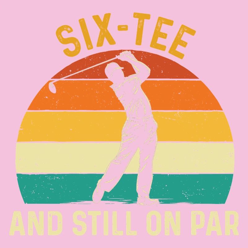 Sechs Abschlag immer noch auf Par, 60. Golf-Geburtstag.