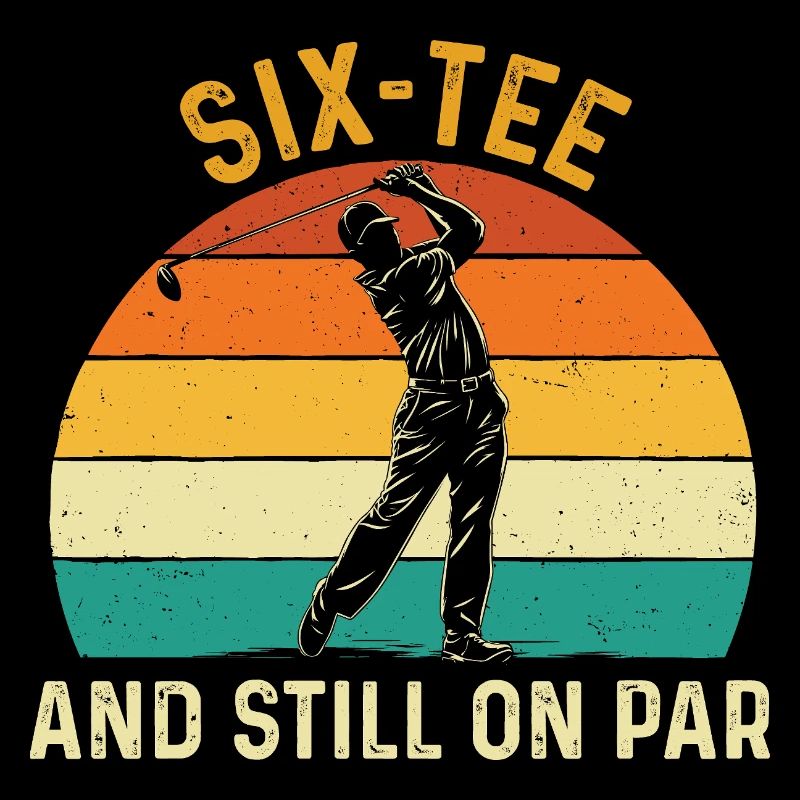 Sechs Abschlag immer noch auf Par, 60. Golf-Geburtstag.
