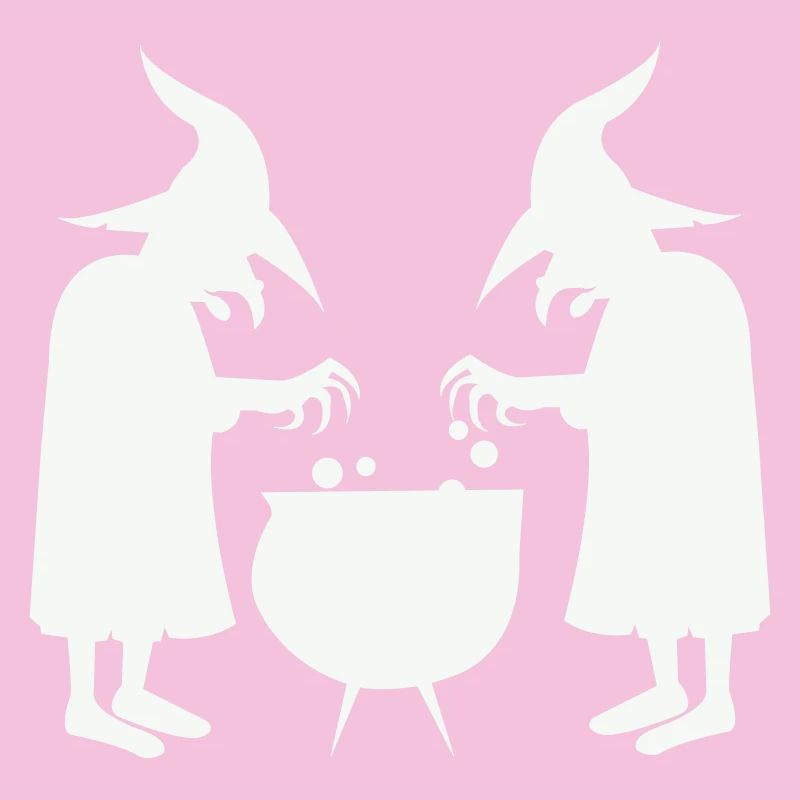 Witches stirring magic potions