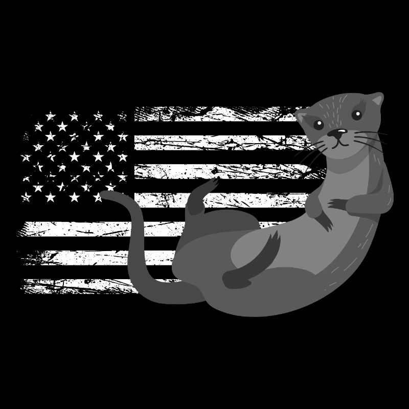 Sea Otter Cartoon American