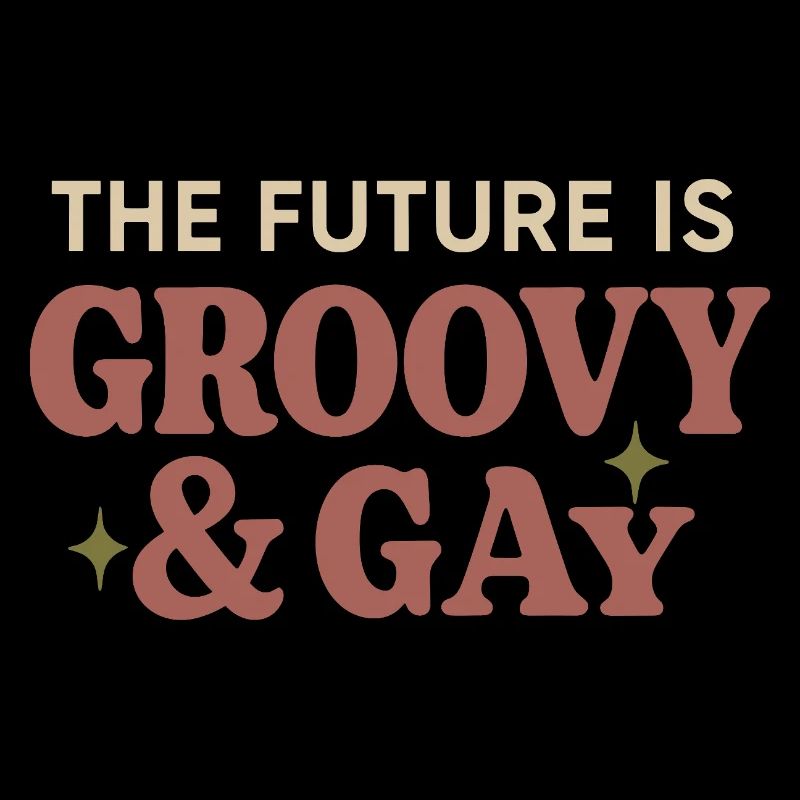 Groovy Pride Retro Gleichheit Queer Geschichte