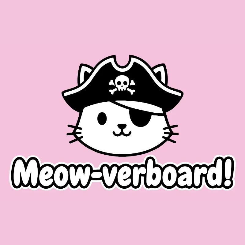 Conception de la planche Cat Pirate Meow