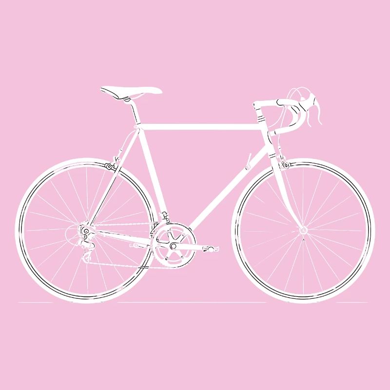 Conception de la silhouette de vélo de route