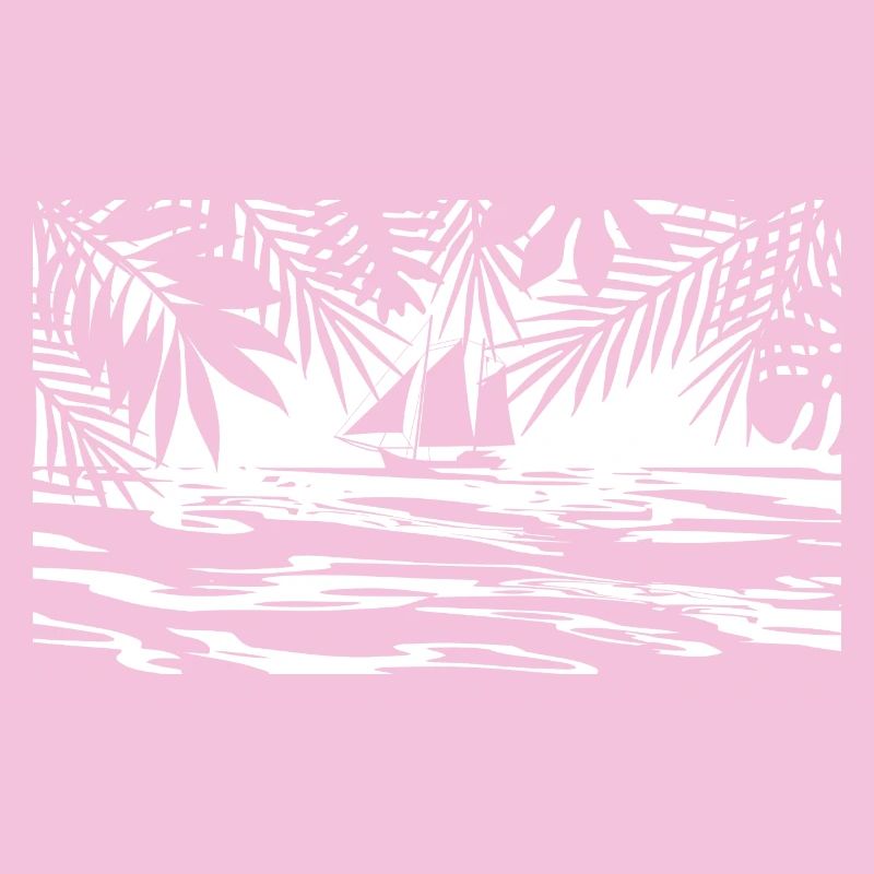 Caribbean, island, ship
