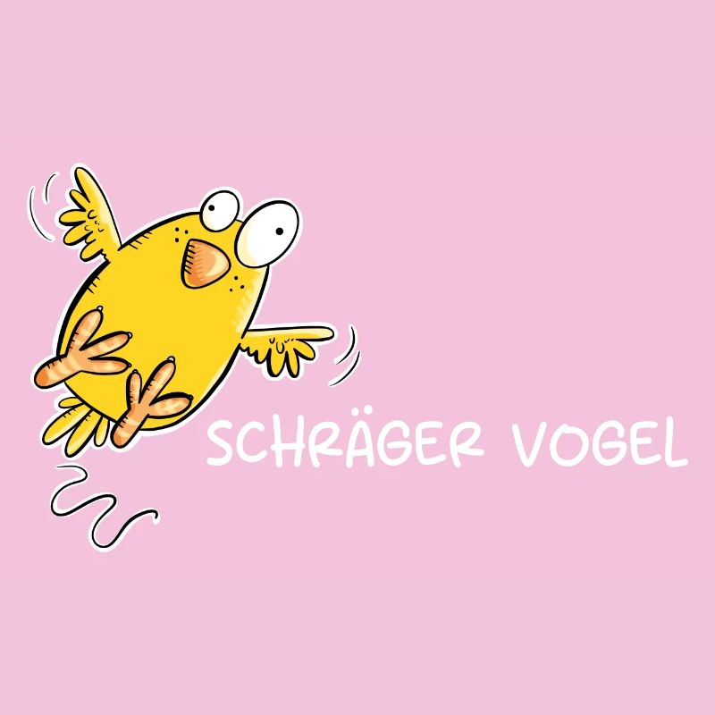 Schräger Vogel I Statement Spruch