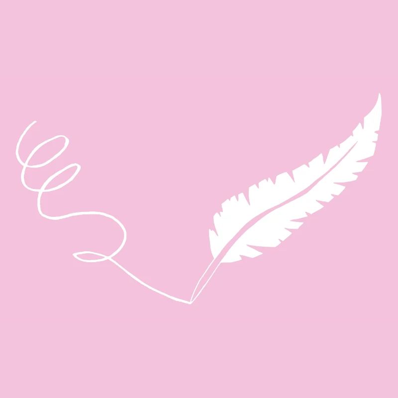 La plume blanche