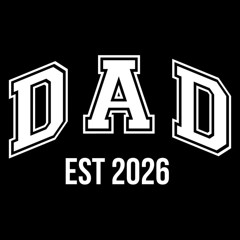 Dad established 2026 Vatertag Vatertagsgeschenk