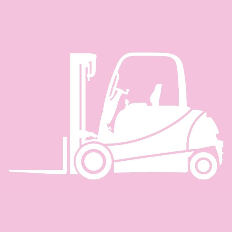 Gabelstapler Silhouette: Transport & Staplerfahrer