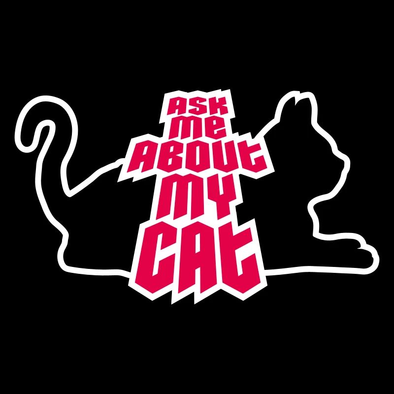 Demandez-moi pour mon chat Chat Amour des animaux Animaux