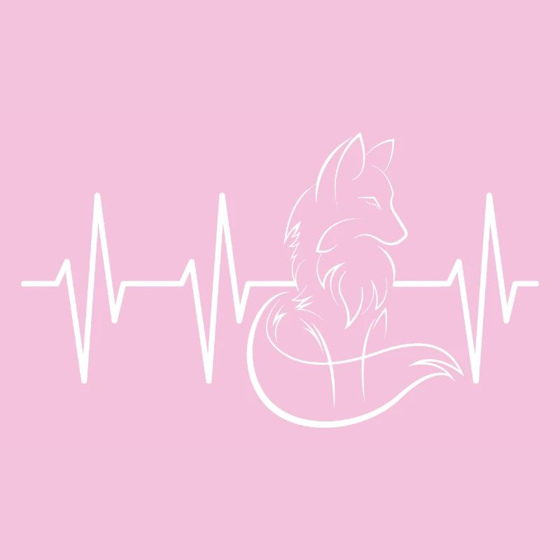 pulse fox icon heartbeat foxes icon icon