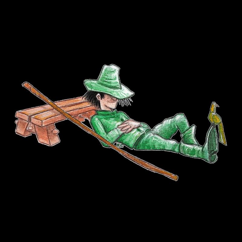 Une sieste pour le vagabond vert "GreenVagrant"