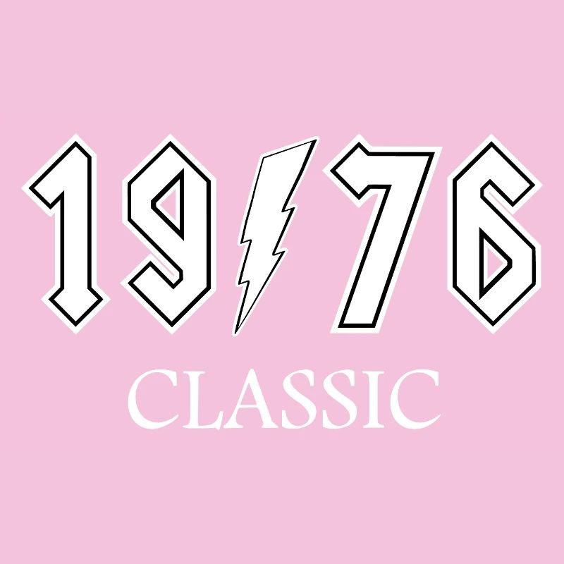 1976 Vintage Rock Design Anniversary