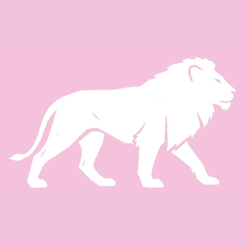 Safari de silhouette Lion Afrique Vector