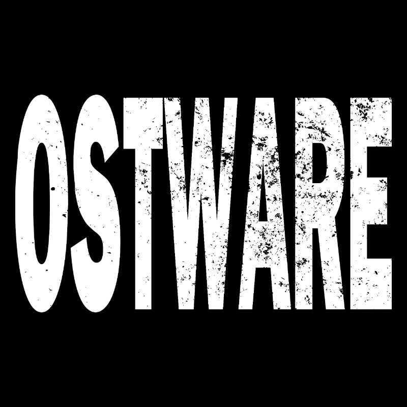 T-shirt à capuche Ostalgie Ostware Ostalgie Fun Fun