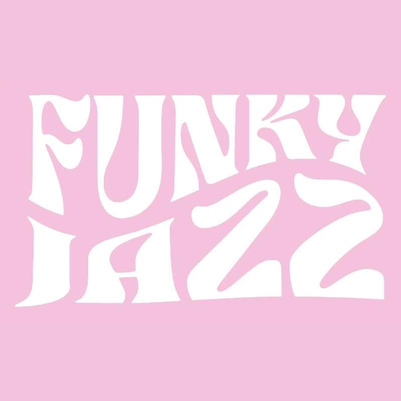 Musique jazz funky Typographie audacieuse