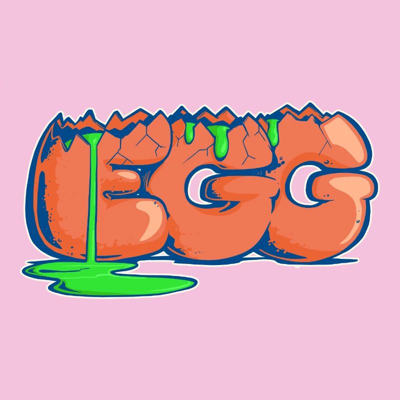Egg, mot dessiné