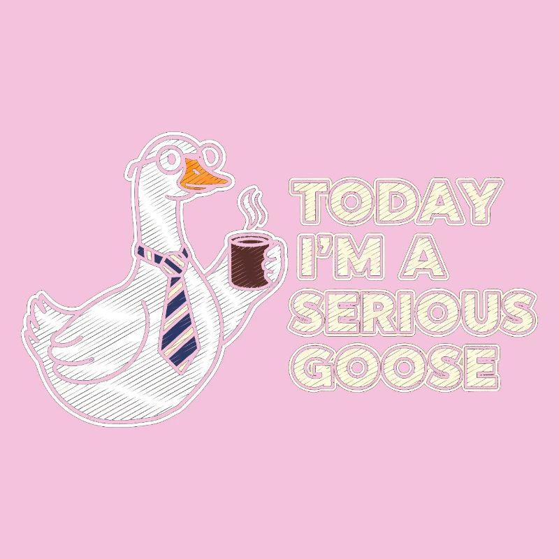 Serious Goose: Coffee, Tie & Grit
