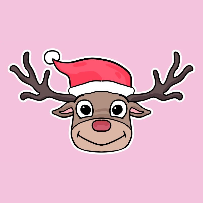 Renne cerf Chapeau de Noël Mignon
