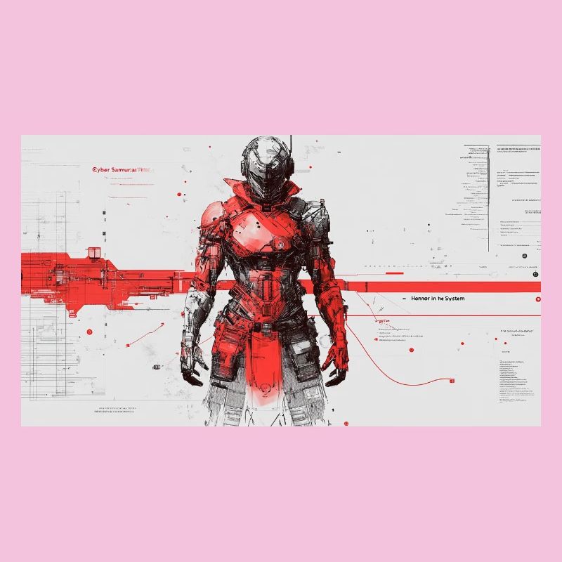 Futuristic Cyber Samurai