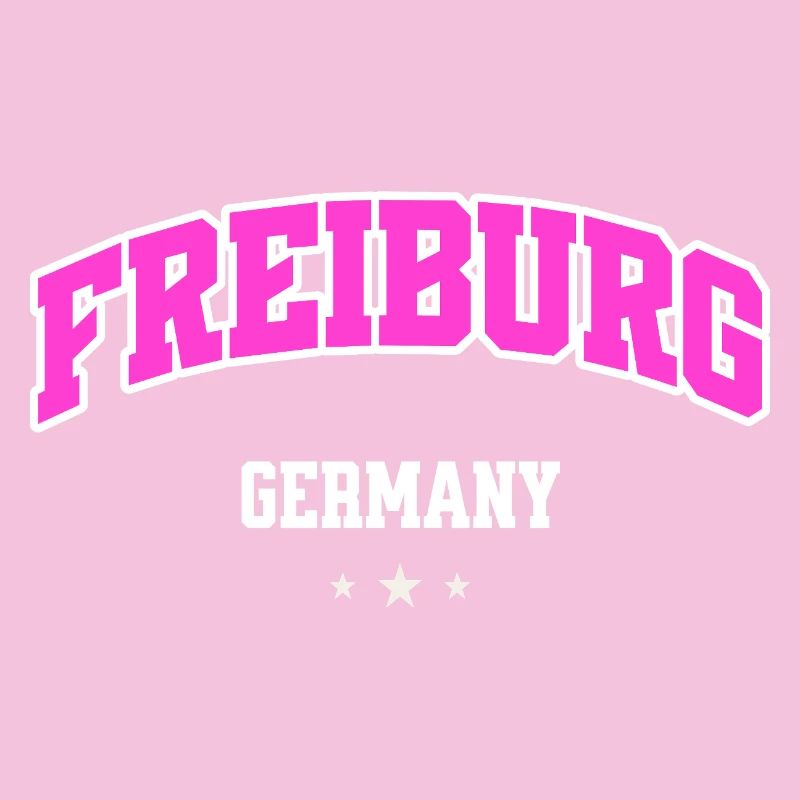 Freiburg Pink Logo Lettering