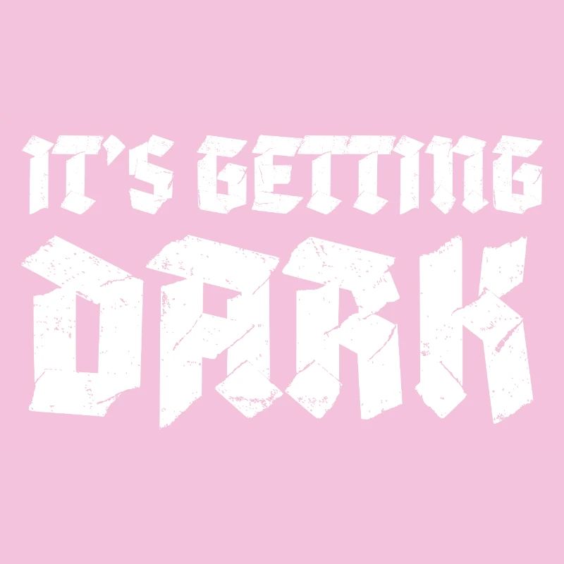 C’est Getting Dark Graffiti design typographique