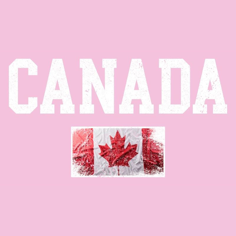 Distressed Canada Maple Flag