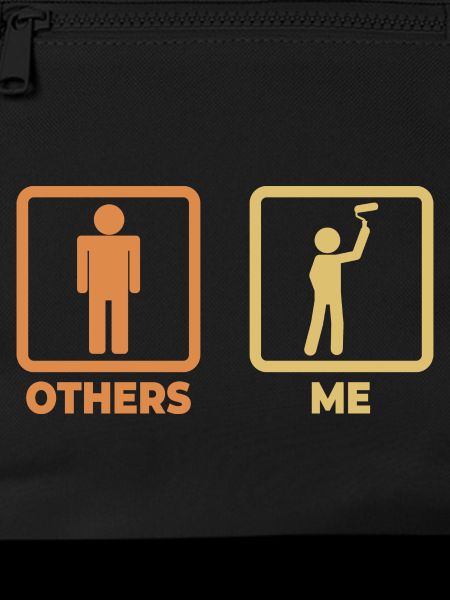 Painter stick figure