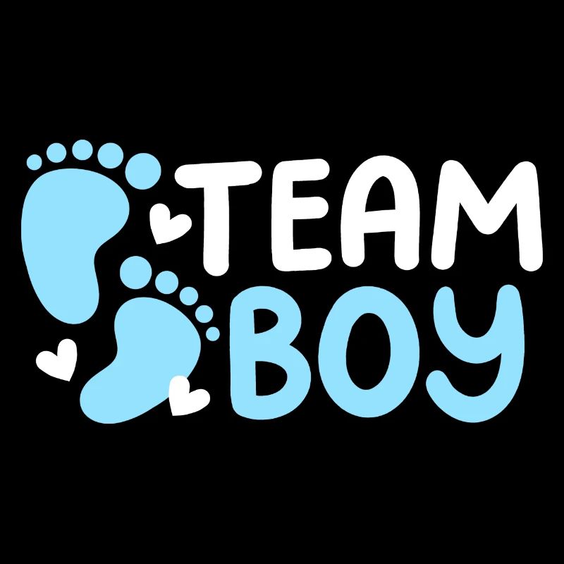 Team Boy: Bekanntgabe des Geschlechts des Babys